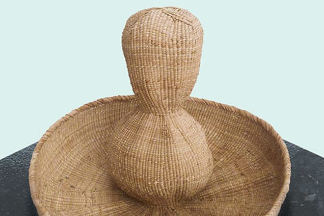 Matali Crasset, Gourd's Family, Basket Case II, weaved baskets, social design, waving workshop, biodegradable containers, waved dried plants