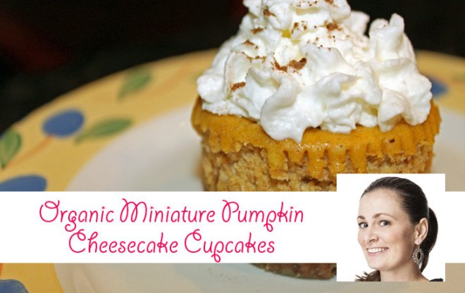 Pumpkin cheesecake cupcakes, Pumpkin recipes, cheesecake recipes, cupcake recipes, dessert recipes, thanksgiving desserts, thanksgiving recipes, inhabitat thanksgiving, vegan thanksgiving recipes, vegan desserts, vegetarian desserts, vegetarian thanksgiving recipes, vegan food, vegan holiday, inhabitat holiday, sustainable food, paleo thanksgiving, paleo diet, paleo desserts