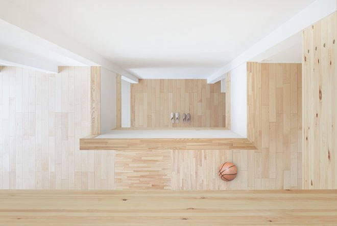 MUJI, MUJI house, three-storey home, Tokyo, prefab home, wooden facade, MUJI furnishing, open plan design, minimalistic interiors, daylit interiors