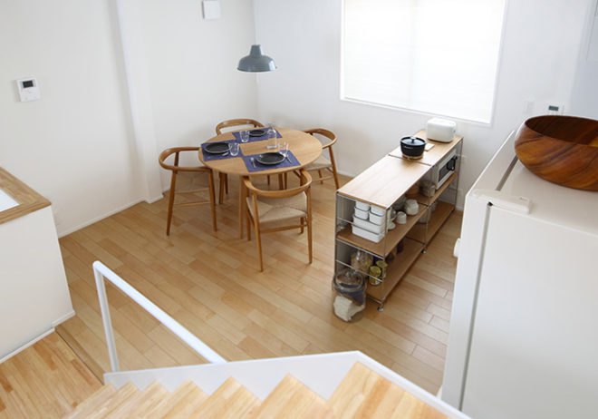 MUJI, MUJI house, three-storey home, Tokyo, prefab home, wooden facade, MUJI furnishing, open plan design, minimalistic interiors, daylit interiors