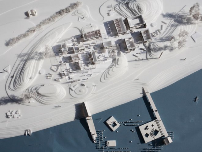 eco visitor center, solar power, solar panels, rainwater harvesting, renewable energy, marine life, water ecosystems, oceans, global warming, climate change, NORD Architects, Malmö, Sweden, Danish architects