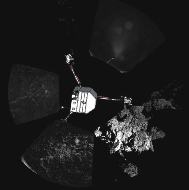 Philae probe, comet landing, Rosetta, Rosetta project, European Space Agency, first probe lands on comet, first pictures from comet surface, space exploration, ESA