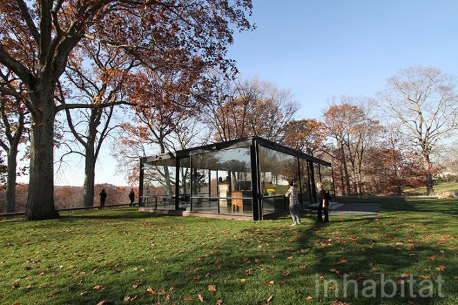 green design, eco design, sustainable design, Philip Johnson Glass House, New Canaan, radiant flooring, David Whitney, mid-century modern
