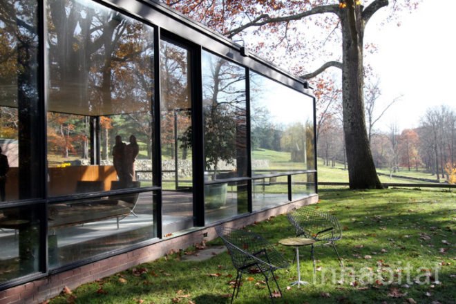 green design, eco design, sustainable design, Philip Johnson Glass House, New Canaan, radiant flooring, David Whitney, mid-century modern