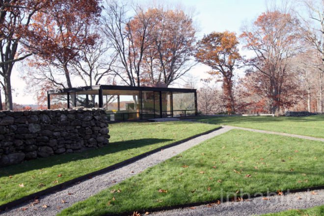 green design, eco design, sustainable design, Philip Johnson Glass House, New Canaan, radiant flooring, David Whitney, mid-century modern