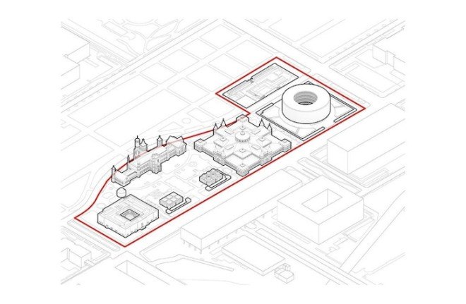BIG, Bjarke Ingels, Bjarke Ingels Group, National Mall, Washington D.C., Smithsonian, Smithsonian Master plan, Smithsonian BIG master plan, Smithsonian Castle, South National Mall, Hirshhorn Museum, Haupt Garden, urban design,