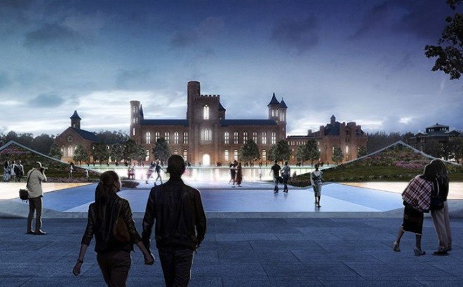 BIG, Bjarke Ingels, Bjarke Ingels Group, National Mall, Washington D.C., Smithsonian, Smithsonian Master plan, Smithsonian BIG master plan, Smithsonian Castle, South National Mall, Hirshhorn Museum, Haupt Garden, urban design,