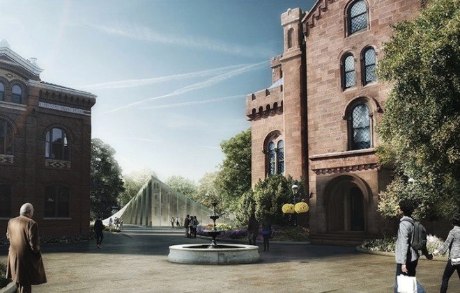 BIG, Bjarke Ingels, Bjarke Ingels Group, National Mall, Washington D.C., Smithsonian, Smithsonian Master plan, Smithsonian BIG master plan, Smithsonian Castle, South National Mall, Hirshhorn Museum, Haupt Garden, urban design,