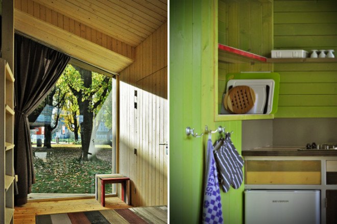 Trek In Hikers Cabin, Moodworks Architecture, kristel hermans architectuur, trek-in, prefab cabin, eco cabin, luxury camping, sustainable cabin