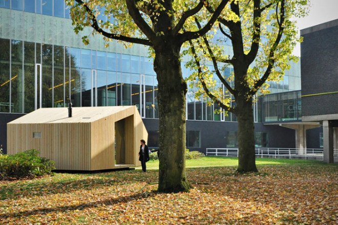 Trek In Hikers Cabin, Moodworks Architecture, kristel hermans architectuur, trek-in, prefab cabin, eco cabin, luxury camping, sustainable cabin