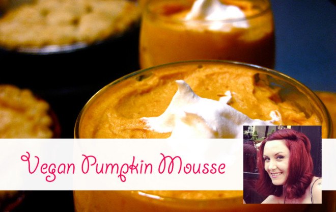 Pumpkin mousse, Pumpkin recipes, dessert recipes, thanksgiving desserts, thanksgiving recipes, inhabitat thanksgiving, vegan thanksgiving recipes, vegan desserts, vegetarian desserts, vegetarian thanksgiving recipes, vegan food, vegan holiday, inhabitat holiday, sustainable food, paleo thanksgiving, paleo diet, paleo desserts