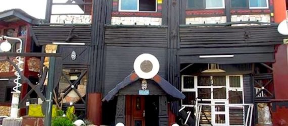 Wheel Story House, Ghana, Accra, Sammy Mensah Ansah, upcycle, reclaimed wood, recycled materials, reclaimed materials, house made from trash, trash construction materials, upcycled construction materials, west africa