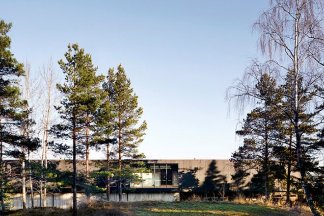 White Arkitekter, hotel extension, Yasuragi Spa Hotel, Sweden, Scandi-Japanese style, blackened timber, local pine cladding,