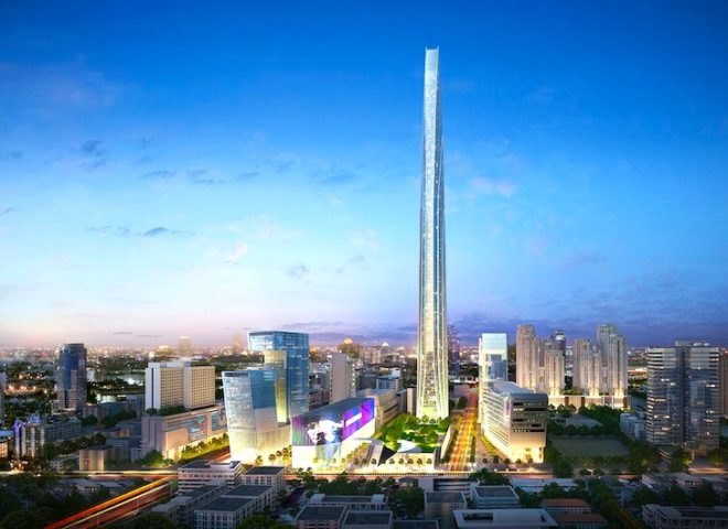LEED Platinum, southeast asia, ASEAN, Bangkok, Thailand, Super Tower, Grand Rama 9, Supe Tower Project, Grand Canal Land Public Company, G Land, leed platinum skyscraper, skyscraper, energy efficiency, energy efficient skyscraper, sustainable architecture
