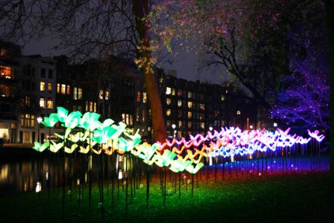 Amsterdam, amsterdam, Light Festival, light festival, festival of lights, Amsterdam Light Festival, Aether and Hemera, Aether & Hemera, aether & hemera, on the wings of freedom, On the Wings of Freedom, light display, butterfly display, butterfly lights, light installation, interactive light installation, interactive light display, light sculpture, light installations, artists, Amsterdam light display
