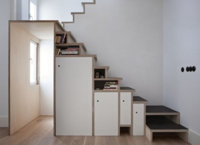 BUJ+COLÓN Arquitectos, architecture, spanish architecture, madrid apartments, plywood apartment madrid, building materials, plywood trio apartment, plywood furniture, urban design,