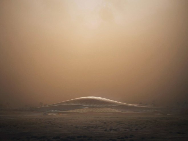 Bee'ah, LEED platinum, Zaha Hadid, Shamal winds, green energy, energy efficient, Bee'ah headquarters, natural ventilation, indirect sunlight, zero carbon, waste to energy, solar panels, ventilation energy recovery, UAE, Sharjah