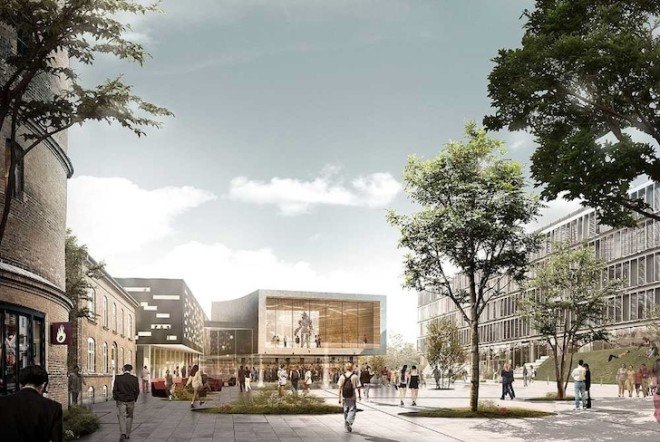 C.F. Møller, Julian Weyer, Green Building Council Denmark, Copenhagen, green roof, green campus, urban campus, city campus, campus design, sustainable campus, C.F. Møller Landscape, Transform, Moe, urban campus, Frederiksberg district, urban design,