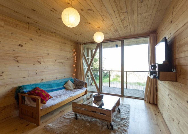affordable retreat, affordable travel, wooden architecture, Chile, Chilean architects, affordable housing, Alejandro Soffia, Gabriel Rudolphy, seaside resort
