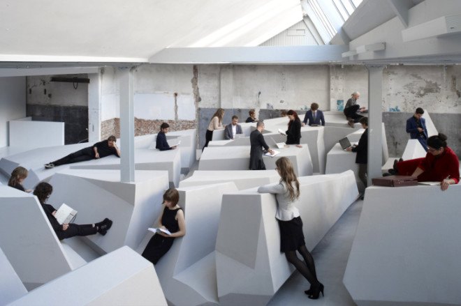 The End of Sitting, RAAAF, Barbara Visser, sitting is the new smoking, standing desk, workspace, flexible workspace, public health, workplace health, Amsterdam, office space, office layout
