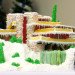 Falling Water, architecture, Gingerbread House, holiday, Frank Lloyd Wright, DIY, baking, christmas