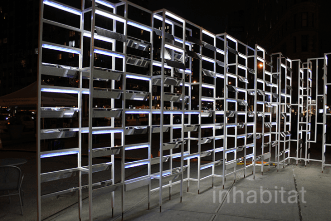 nyc art, art installation nyc, bengal.fierro, Flatiron competition, flatiron holiday exhibit, holiday season nyc, INABA, light installation, New York Light, Tillotson Design Associates, madison square art, flatiron light installation, light display flatiron, light art