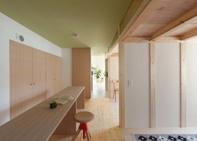 apartment renovation, Tokyo, Japanese architecture, green renovation, mezzanine, wooden architecture, Sinato, Fujigaoka T, reading room design, small spaces, small apartments