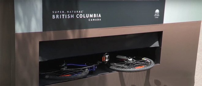 green design, eco design, sustainable design, Vending Machine, Tourism British Columbia, giant vending machine, eco-tourism