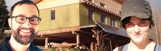 Maison Durable, eco-friendly, straw bale, straw bale homes, straw bale home, recycled wood, recycled, recycling, permaculture, sustainability, passive solar, solar, solar panels, earth berm, eco home, house on stilts, eco paints, paint, Kate Alvo, prefab, prefabricated, straw, breathable paint, compost, humanure, composting toilet, solar power