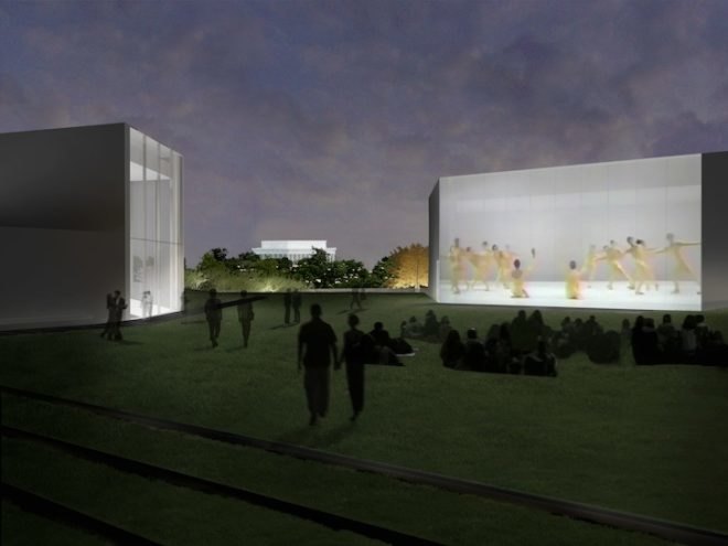 Steven Holl Architects, Steven Holl, John F Kennedy Center for the Performing Arts, Kennedy Center, Kennedy Center expansion, Edward Durell Stone, Joe Biden, Potomac River, pavilions,