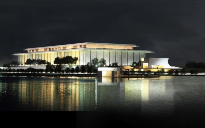 Steven Holl Architects, Steven Holl, John F Kennedy Center for the Performing Arts, Kennedy Center, Kennedy Center expansion, Edward Durell Stone, Joe Biden, Potomac River, pavilions,
