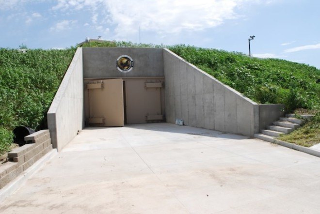 Luxury Survival Condo, Larry Hall, apocalypse, nuclear disaster, doomsday event, silo, renovated silo, underground silo, underground condo, nuclear missile site, hydroponic garden, aquaculture, wind turbine, off grid, Concordia, Kansas,