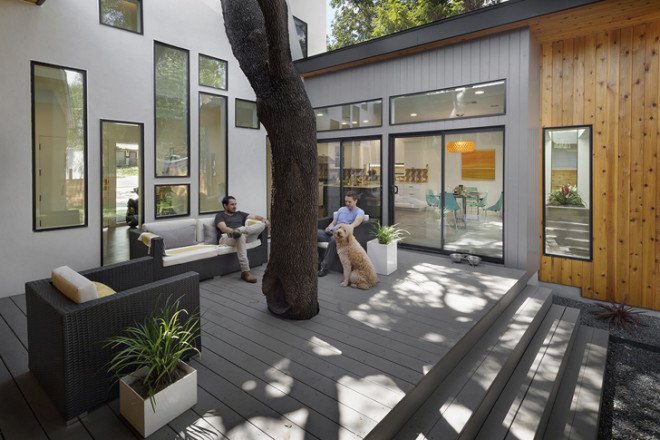 Matt Fajkus Architecture, tree house, treehouse, oak tree, oak tree house, texas tree house, Texas