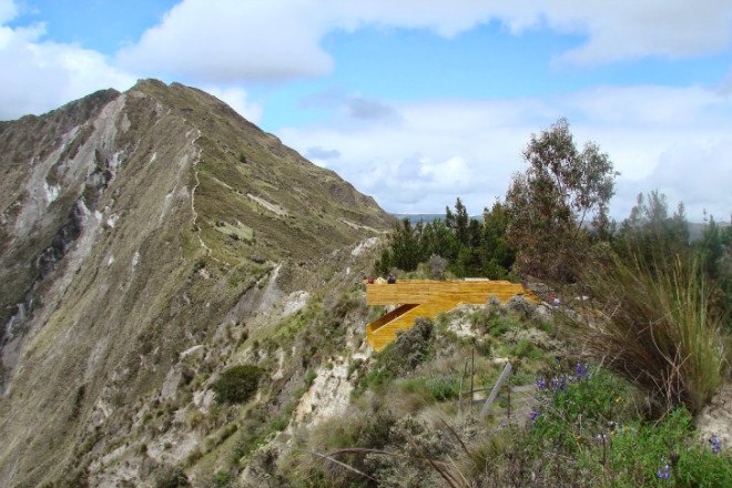 Mirador Laguna Quilotoa, ERDC Arquitectos, Javier Mera, Jorge Andrade, Daniel Moreno, quilotoa, ecuador, viewing platform