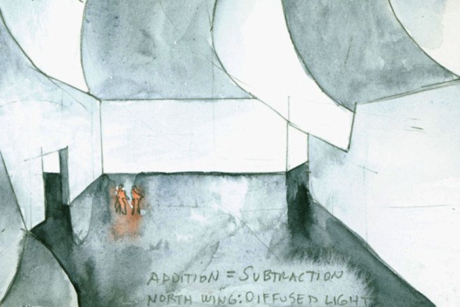 Steven Holl Architects, design competition, museum, photovoltaics, solar power, museum extension, exhibition space, Mumbai city muesum, mumbai, india architecture, opolis architects