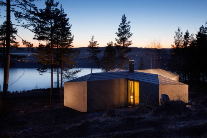 Norderhov Cabin, Atelier Oslo, eco cabin, norway, cabin, winter cabin,