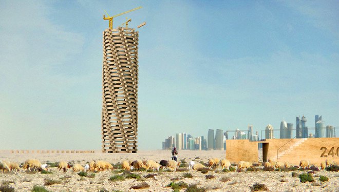 1Week1Project, Qatar World Cup Memorial, qatar stadiums, qatar 2022 world cup, 2022 world cup, qatar immigrant workers, immigrant workers, construction site deaths, workers' rights, qatar, zaha hadid qatar, zaha hadid zaha hadid stadium