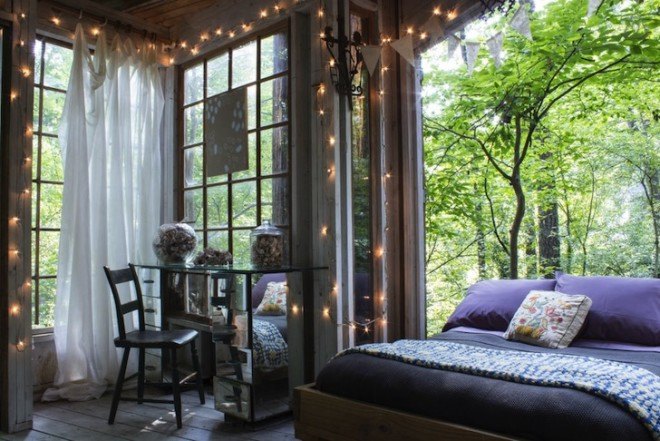 Peter Bahouth, Airbnb, Airbnb rental, Secluded Intown Treehouse, treehouse, Atlanta, airbnb treehouse, magical treehouse, reclaimed materials, salvaged materials, antiques, short leaf pine
