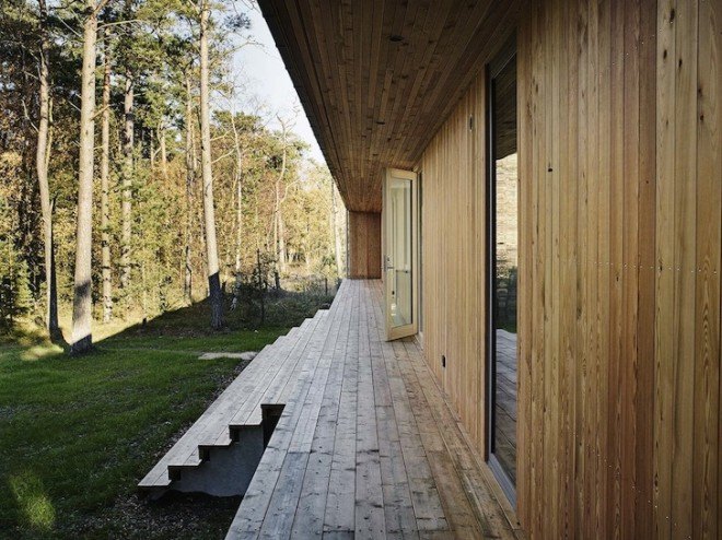 Johan Sundberg, Johan Sundberg Arkitektur, Sommarhus Akenine, Siberian larch, larch, Baltic Sea, Sweden, summerhouse, timber cabin, terrace, larch, sea breeze, timber,