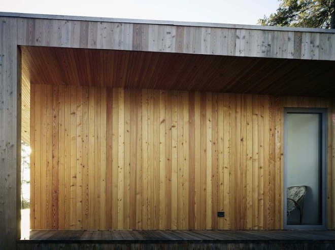Johan Sundberg, Johan Sundberg Arkitektur, Sommarhus Akenine, Siberian larch, larch, Baltic Sea, Sweden, summerhouse, timber cabin, terrace, larch, sea breeze, timber,