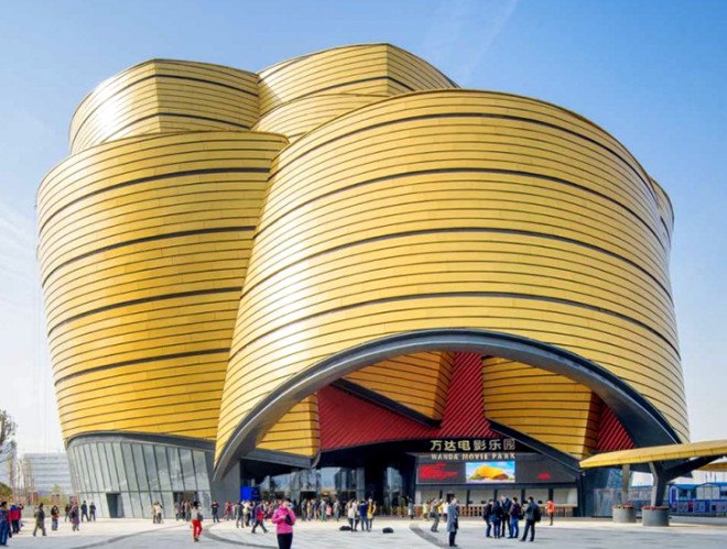 Dalian Wanda, Stufish Entertainment Architects, Stufish, Dalian Wanda, Wuhan, Chinese architecture, Wuhan bells, Wanda Movie Park, Wuhan Movie Theme park, theme park, movie theme park