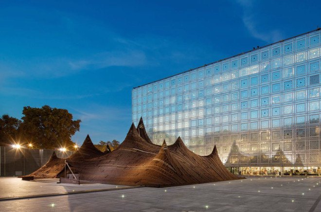 Kilo paris, Institute du Monde Arabe, Moroccan tent, Jean Nouvel, temporary architecture, temporary exhibition, Morocco, Paris, french architects