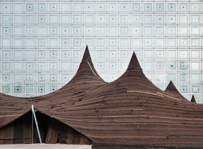 Kilo paris, Institute du Monde Arabe, Moroccan tent, Jean Nouvel, temporary architecture, temporary exhibition, Morocco, Paris, french architects