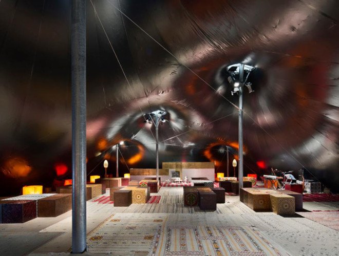 Kilo paris, Institute du Monde Arabe, Moroccan tent, Jean Nouvel, temporary architecture, temporary exhibition, Morocco, Paris, french architects