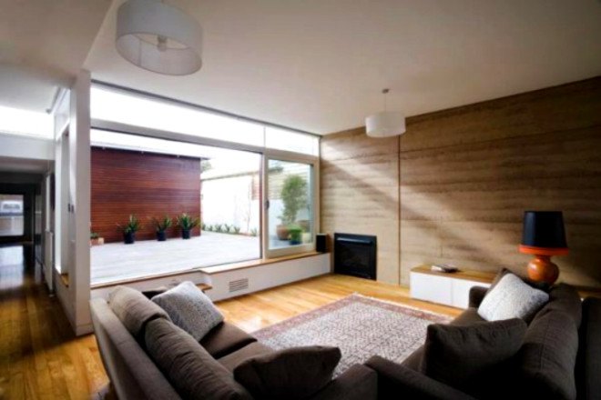 Thornbury Rammed Earth House, Steffen Welsch Architects, rammed earth home, australia, green renovation, energy efficient home, eco home, thornbury house