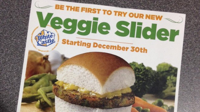 vegetarian, vegan, fast food, food, restaurants, dining out, White Castle, sliders, burgers, patties, Dr. Praegers, veggie burger, veggie slider, Columbus, Craver Nation, vegetarian option, healthy food, healthy options