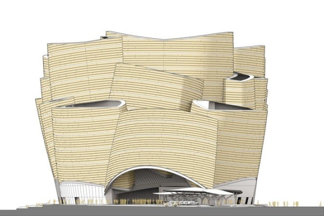 Dalian Wanda, Stufish Entertainment Architects, Stufish, Dalian Wanda, Wuhan, Chinese architecture, Wuhan bells, Wanda Movie Park, Wuhan Movie Theme park, theme park, movie theme park