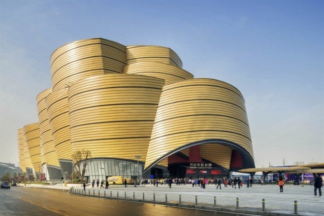 Dalian Wanda, Stufish Entertainment Architects, Stufish, Dalian Wanda, Wuhan, Chinese architecture, Wuhan bells, Wanda Movie Park, Wuhan Movie Theme park, theme park, movie theme park