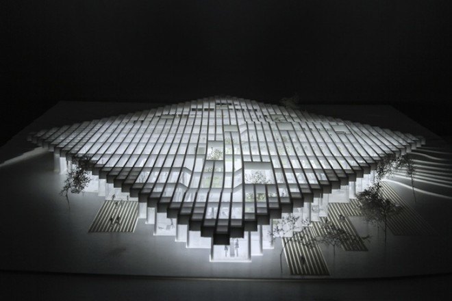 COBE, Adidas, Germany, Herzogenaurach, rhombus-shaped building, World of Sports, Dan Stubbergaard, Meet & Eat, multifunctional building, winter gardens, floor-to-ceiling windows, Knippers Helbig, Transsolar,
