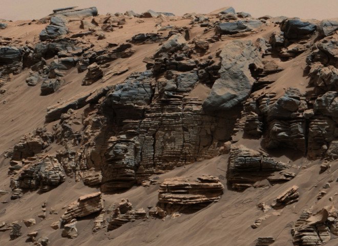 curiosity, mars, rover, ancient, lake, gale, crater, mount, sharp, space, exploration